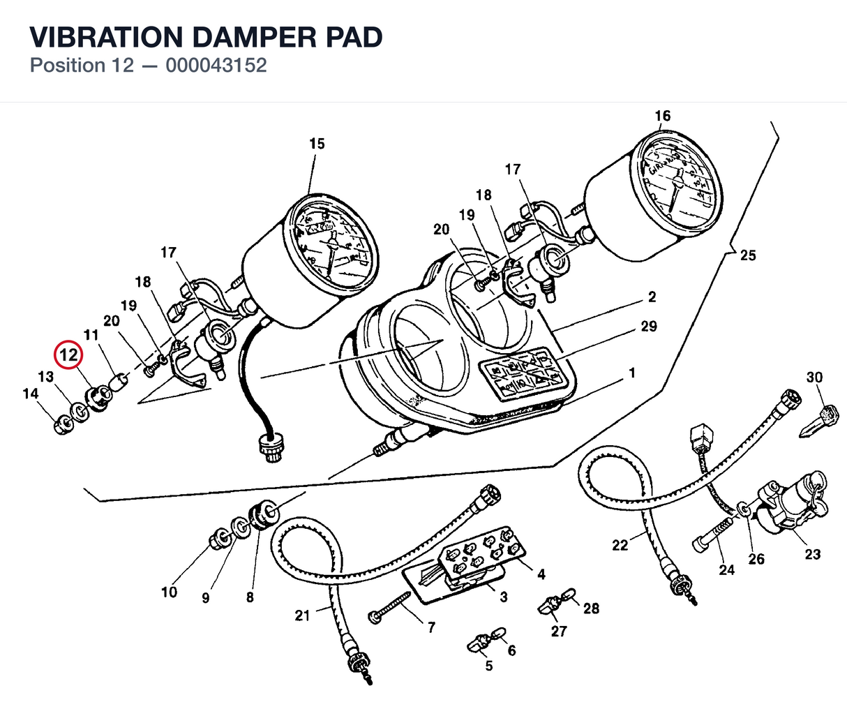 VIBRATION DAMPER PAD