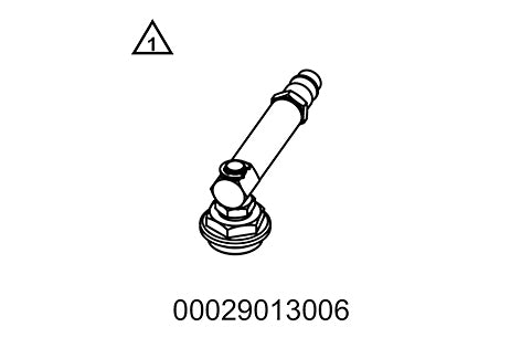 SPARE PART, BLEEDER COVER 00029013006-02
