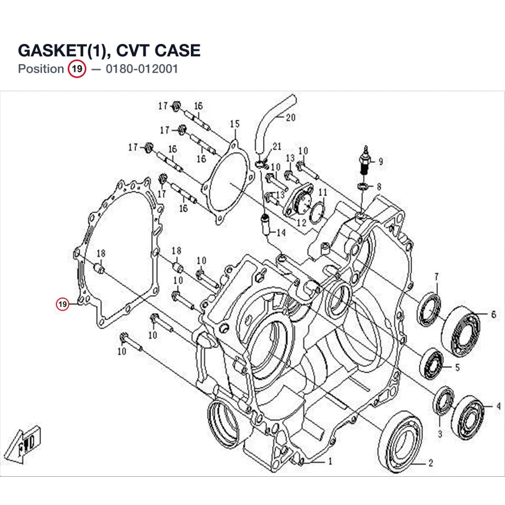 GASKET(1), CVT CASE product image
