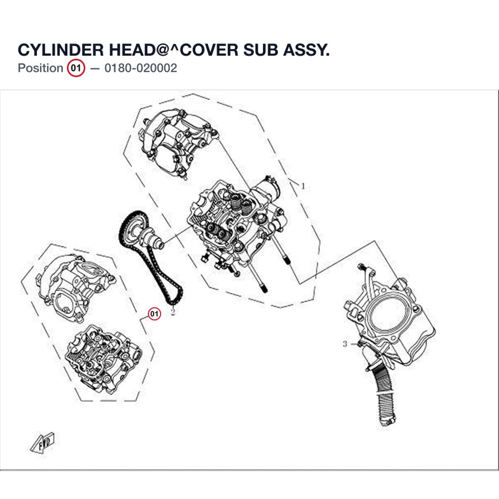 CYLINDER HEAD@^COVER SUB ASSY. product image