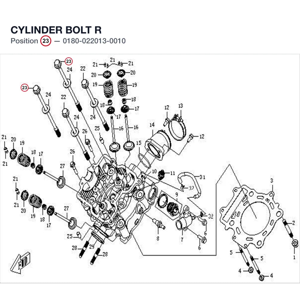 CYLINDER BOLT R product image