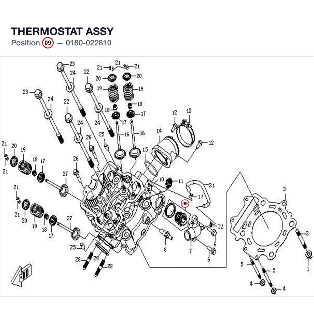 THERMOSTAT ASSY product image