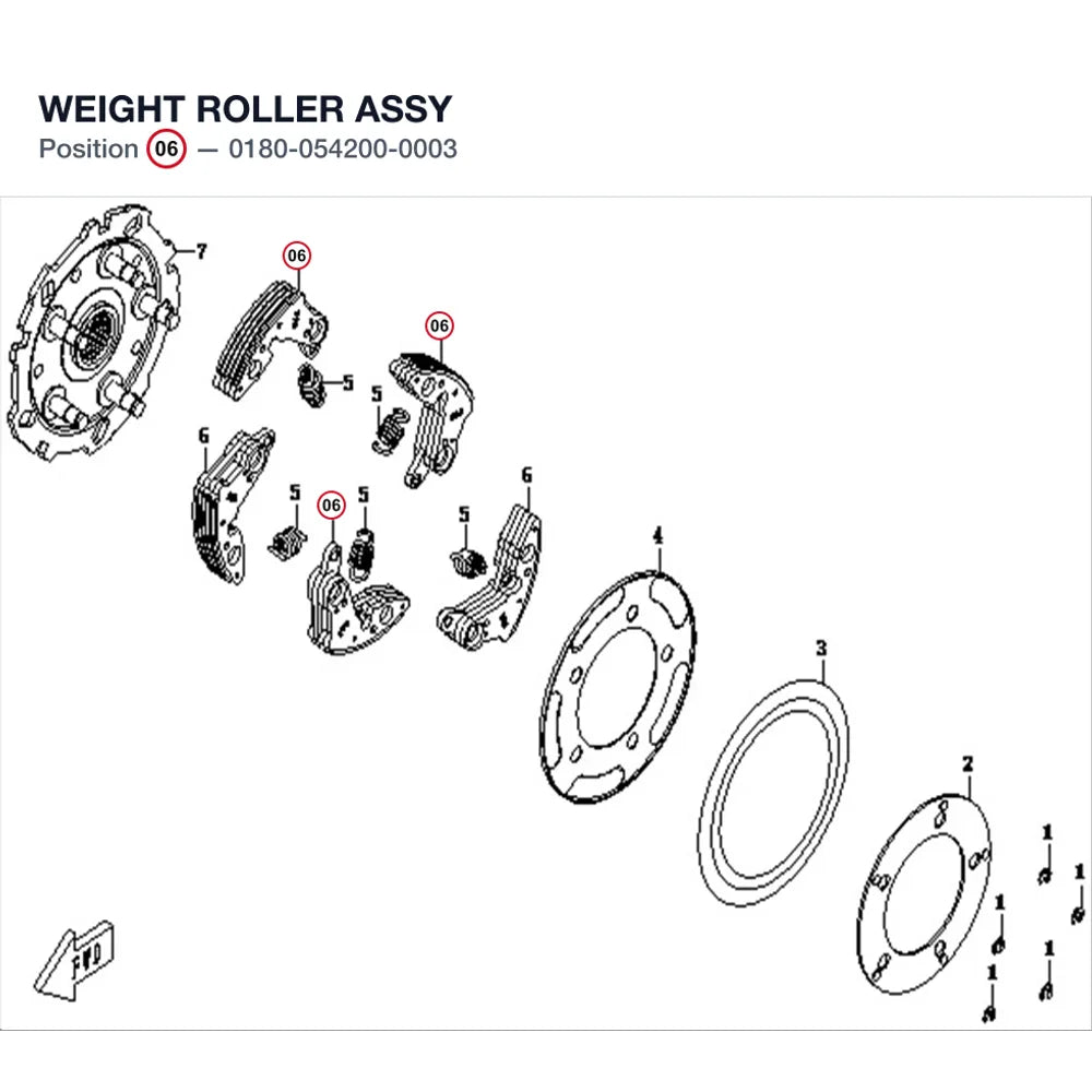 WEIGHT ROLLER ASSY product image