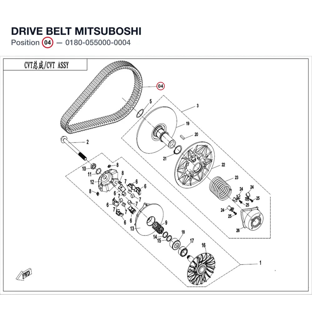 DRIVE BELT product image