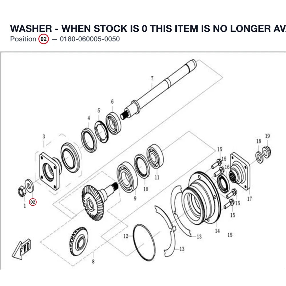 WASHER - WHEN STOCK IS 0 THIS ITEM IS NO LONGER AVAILABLE product image