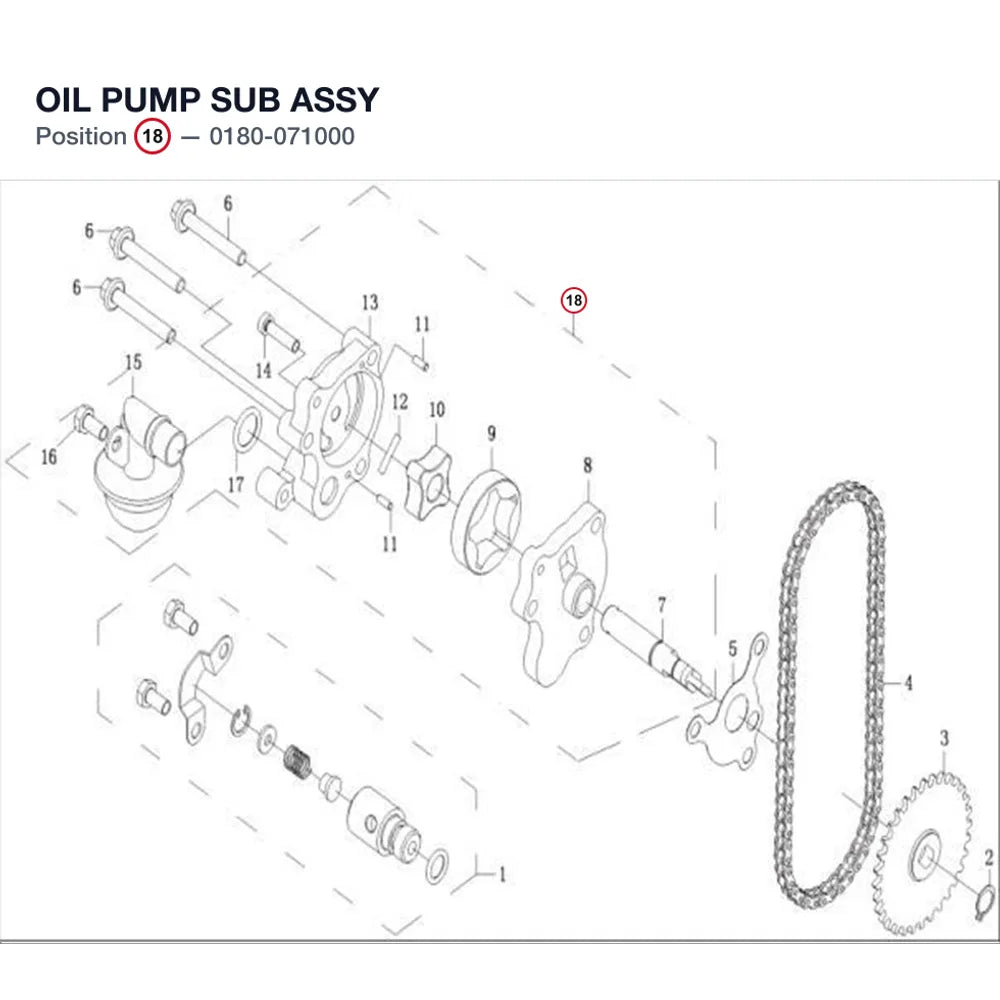 OIL PUMP SUB ASSY product image