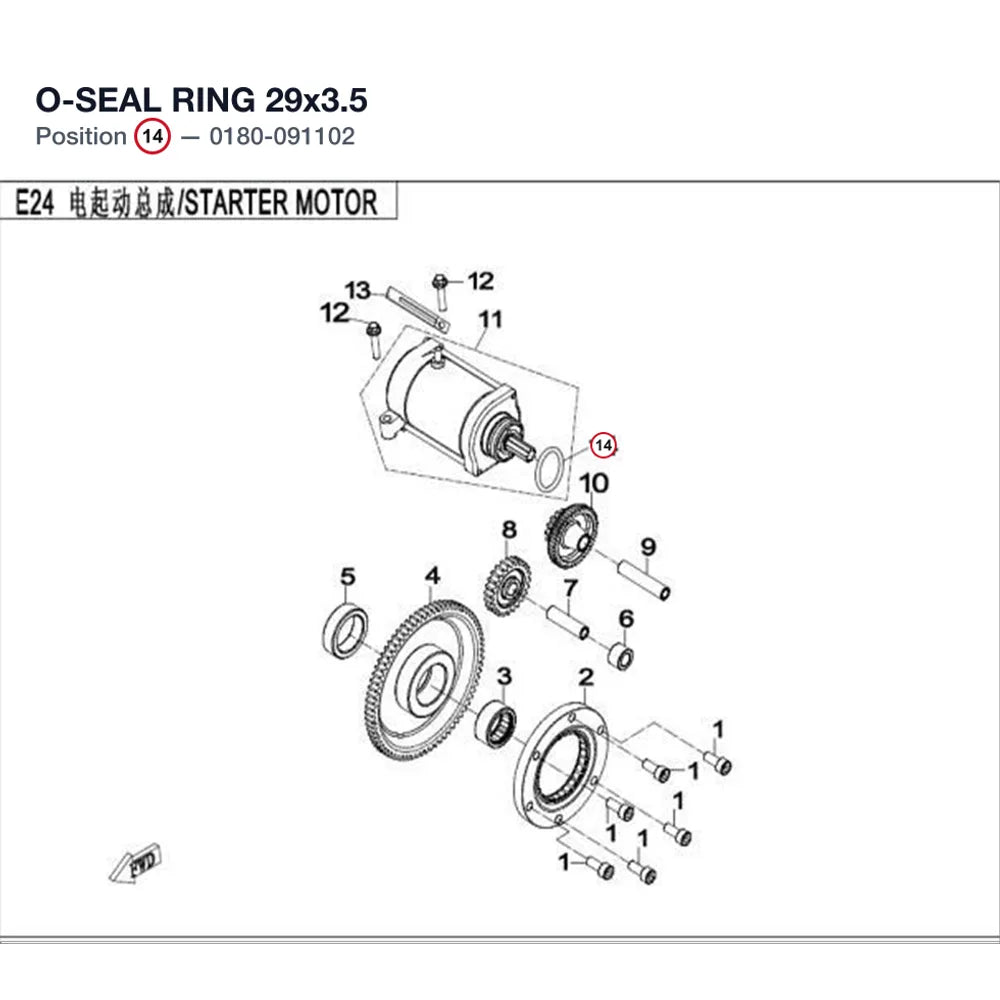 O-SEAL RING 29x3.5 product image
