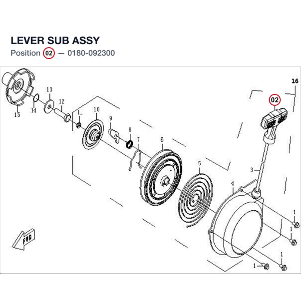 LEVER SUB ASSY product image