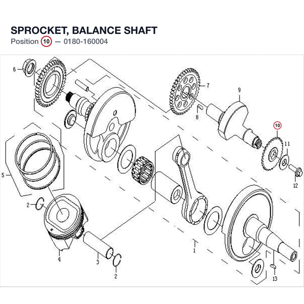 SPROCKET, BALANCE SHAFT product image