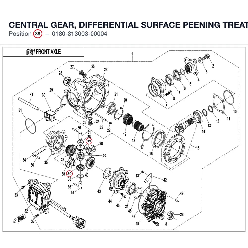 CENTRAL GEAR, DIFFERENTIAL product image