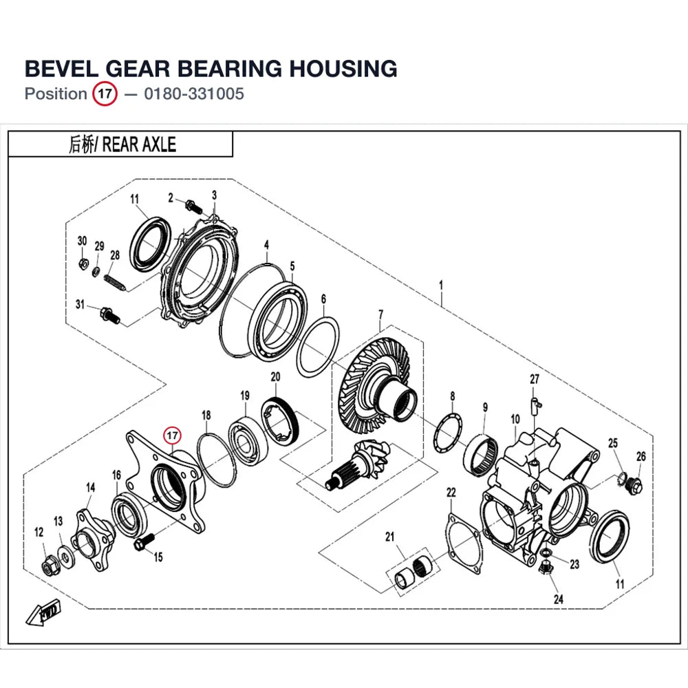 BEVEL GEAR BEARING HOUSING product image