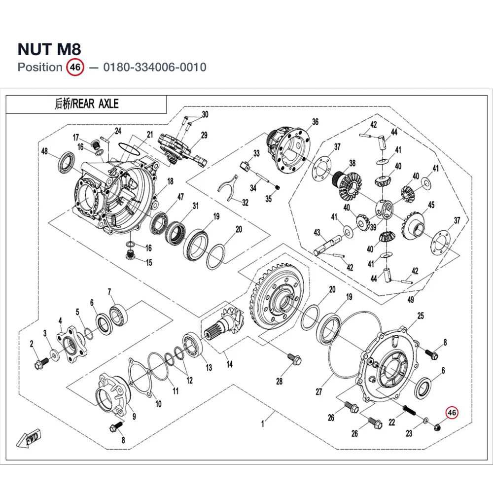 NUT M8 product image