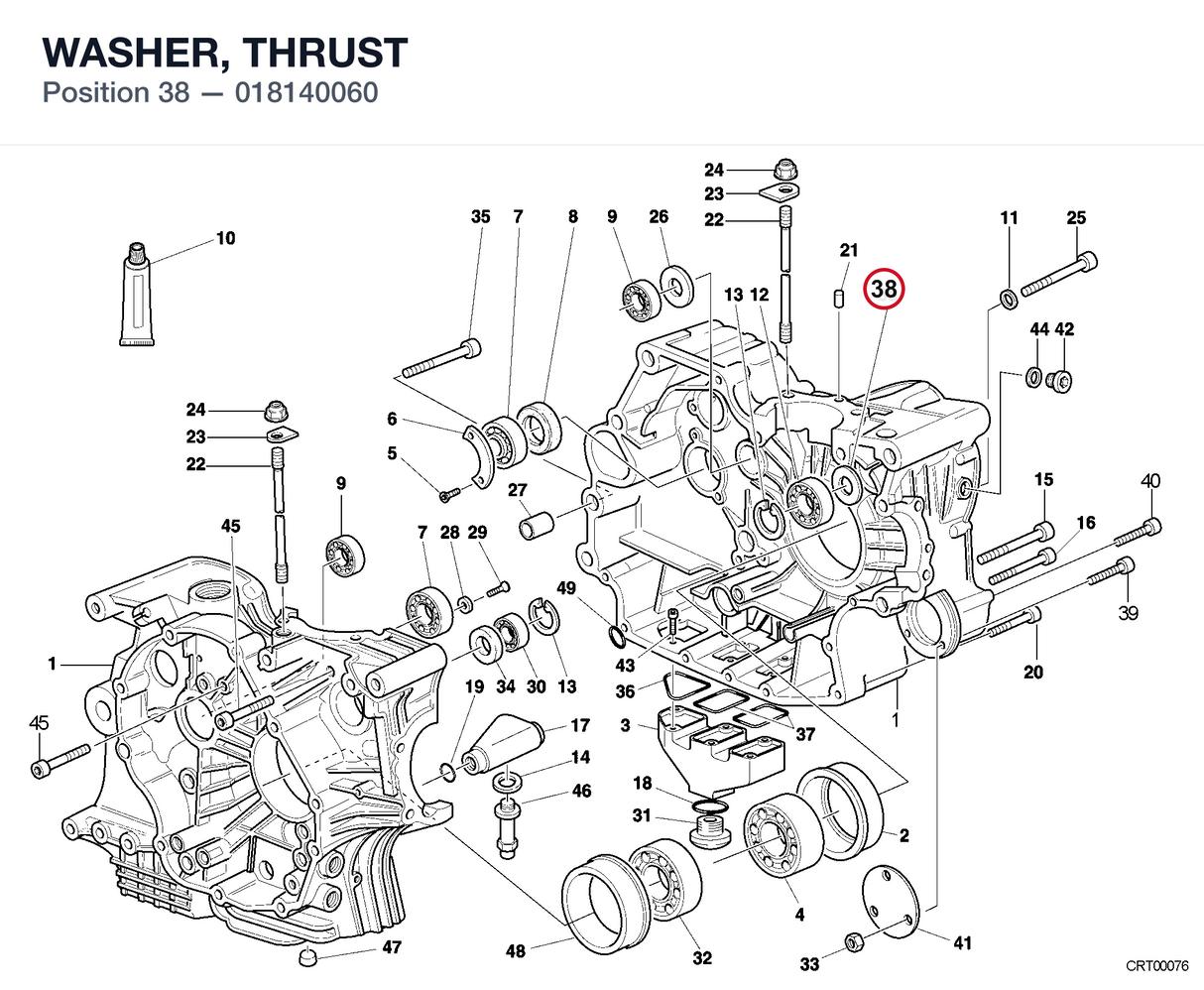 WASHER, THRUST