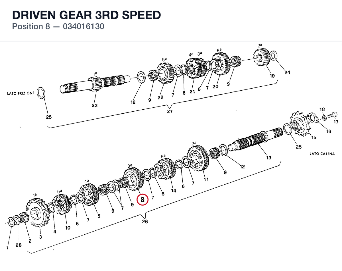DRIVEN GEAR 3RD SPEED