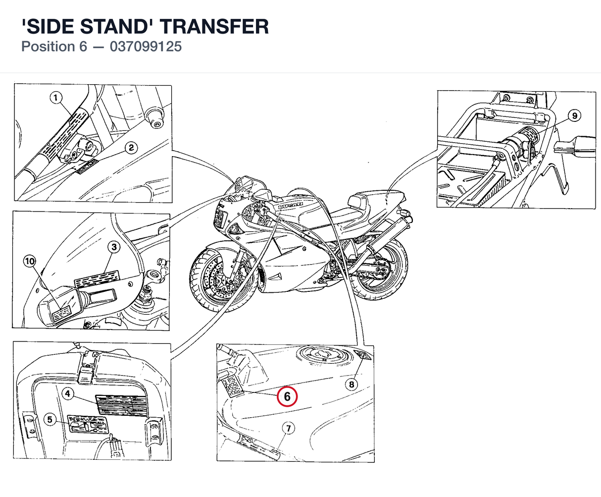 'SIDE STAND' TRANSFER