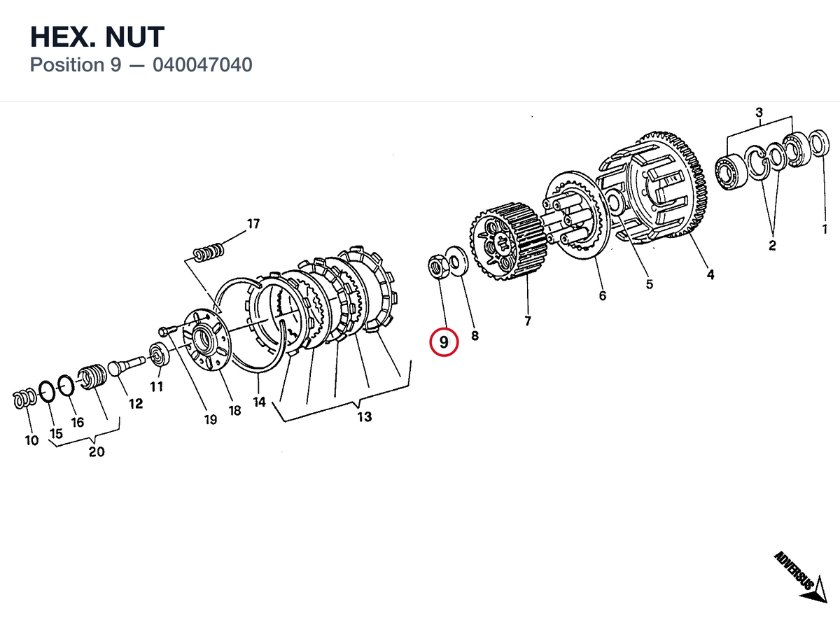 HEX. NUT