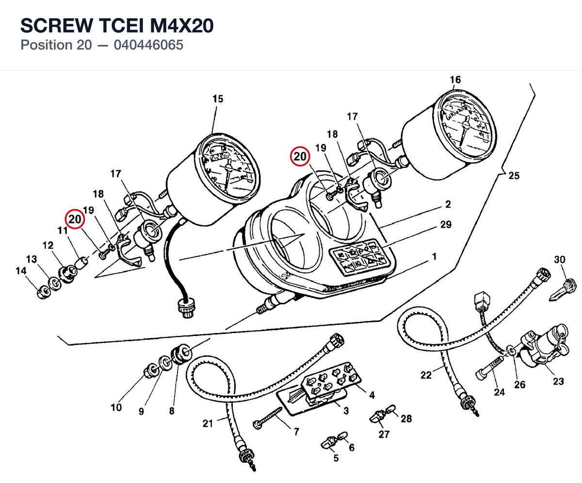 SCREW TCEI M4X20