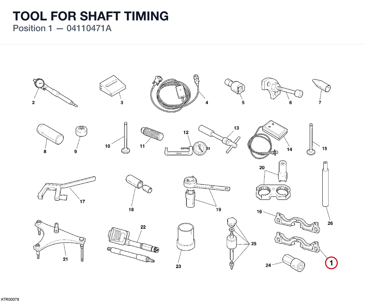 TOOL FOR SHAFT TIMING