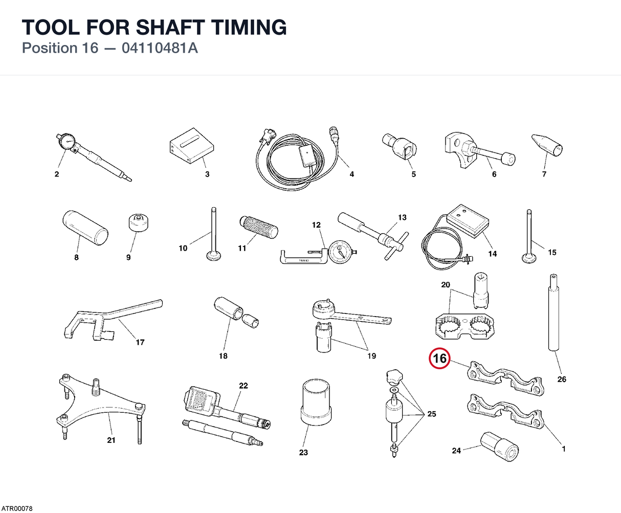 TOOL FOR SHAFT TIMING