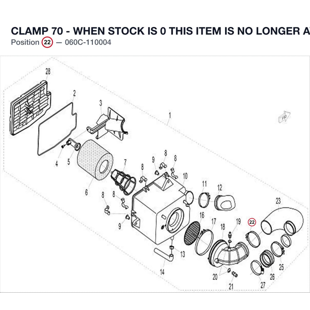 CLAMP 70 - WHEN STOCK IS 0 THIS ITEM IS NO LONGER AVAILABLE product image