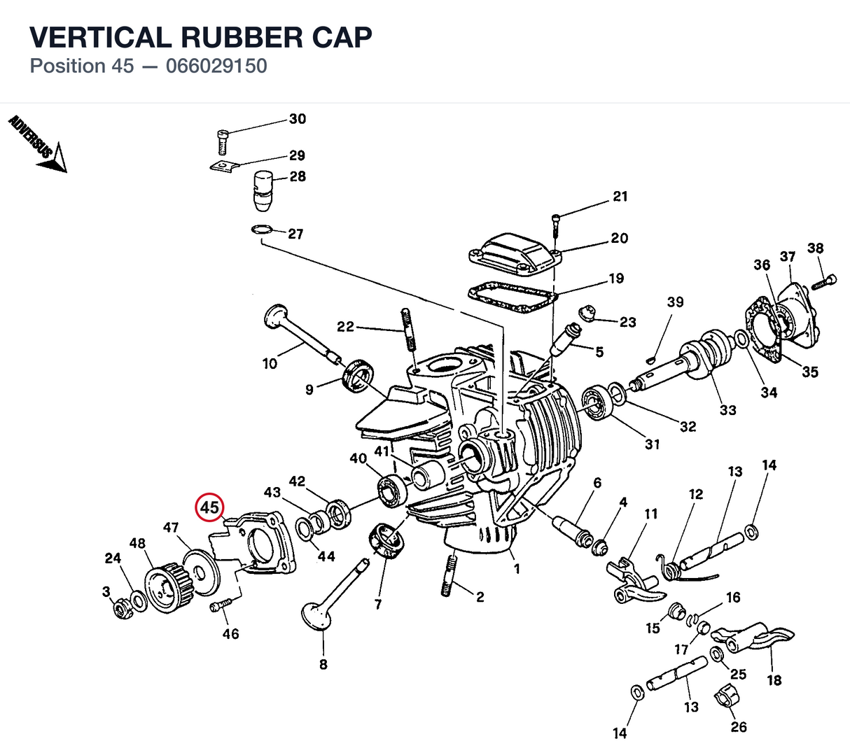 VERTICAL RUBBER CAP