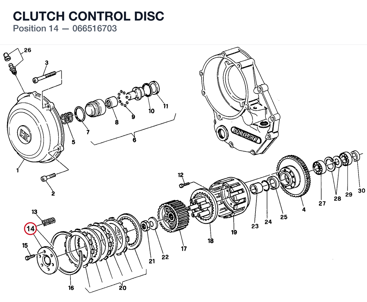 CLUTCH CONTROL DISC