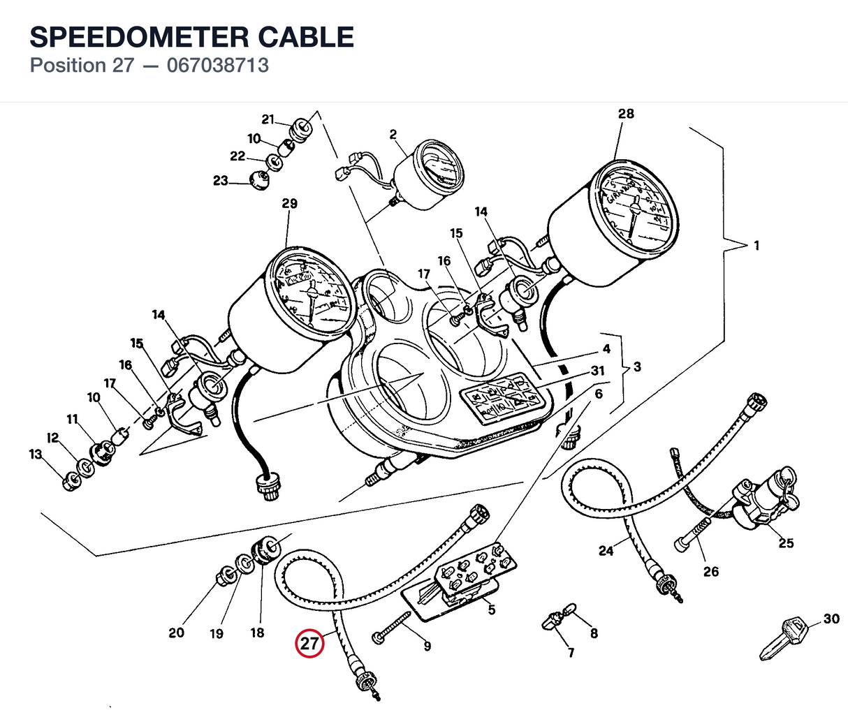 SPEEDOMETER CABLE