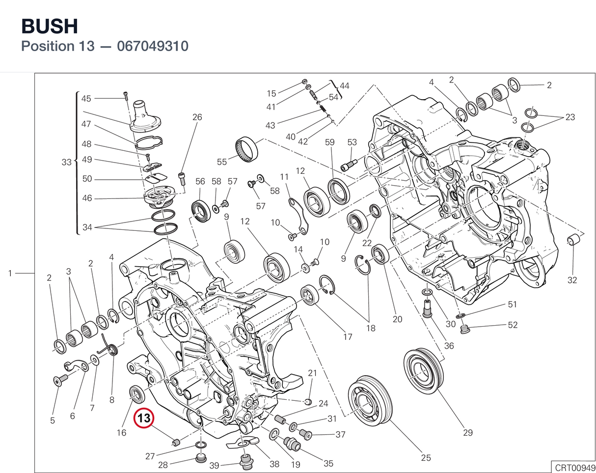 BUSH 067049310 diagram position