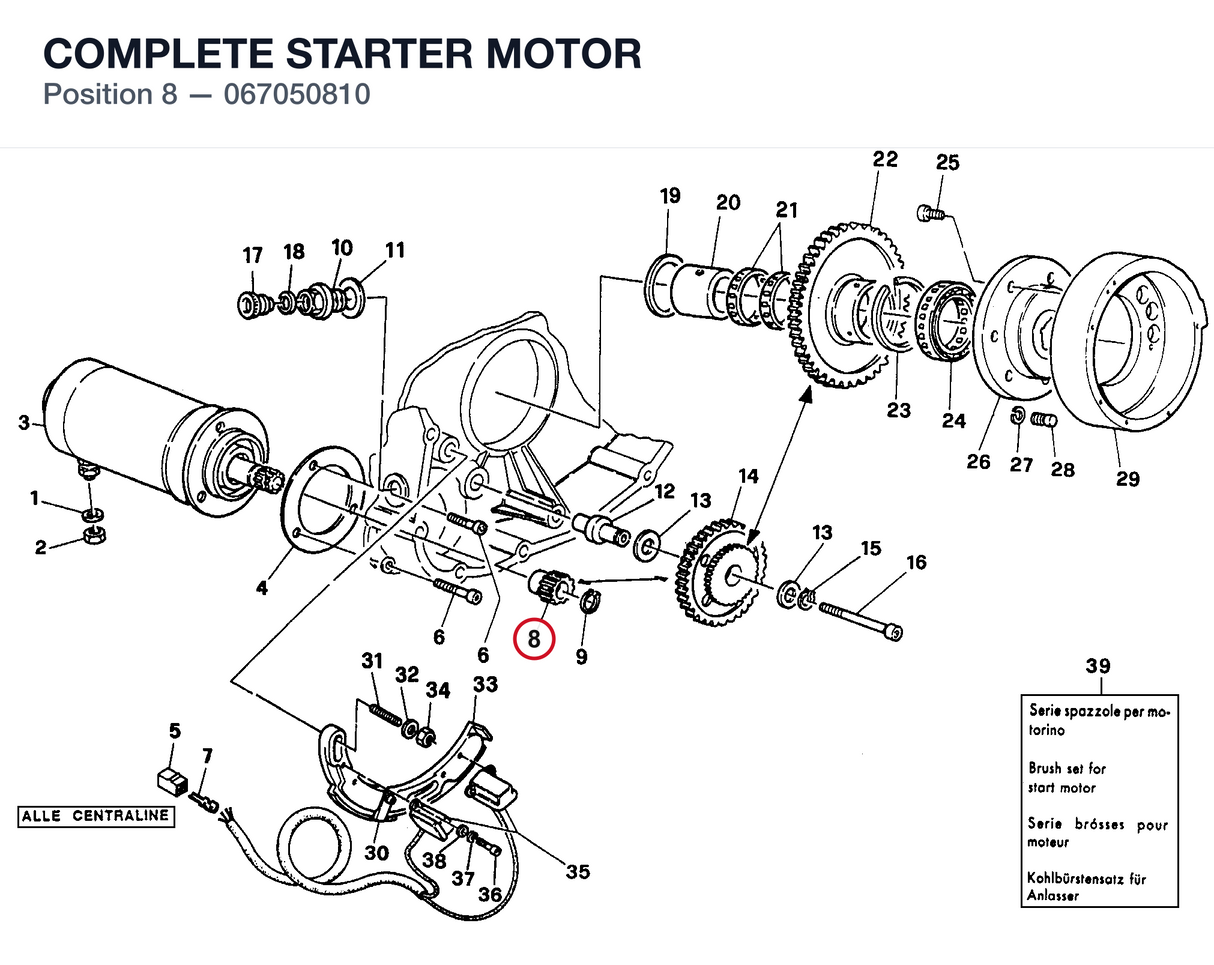 COMPLETE STARTER MOTOR