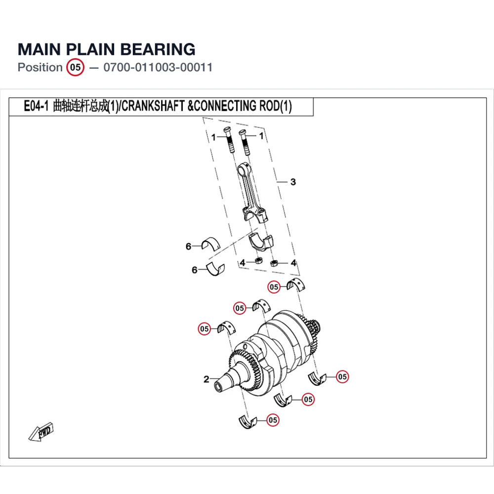 MAIN PLAIN BEARING product image
