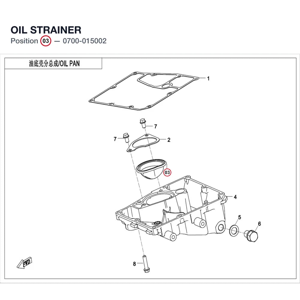 OIL STRAINER product image