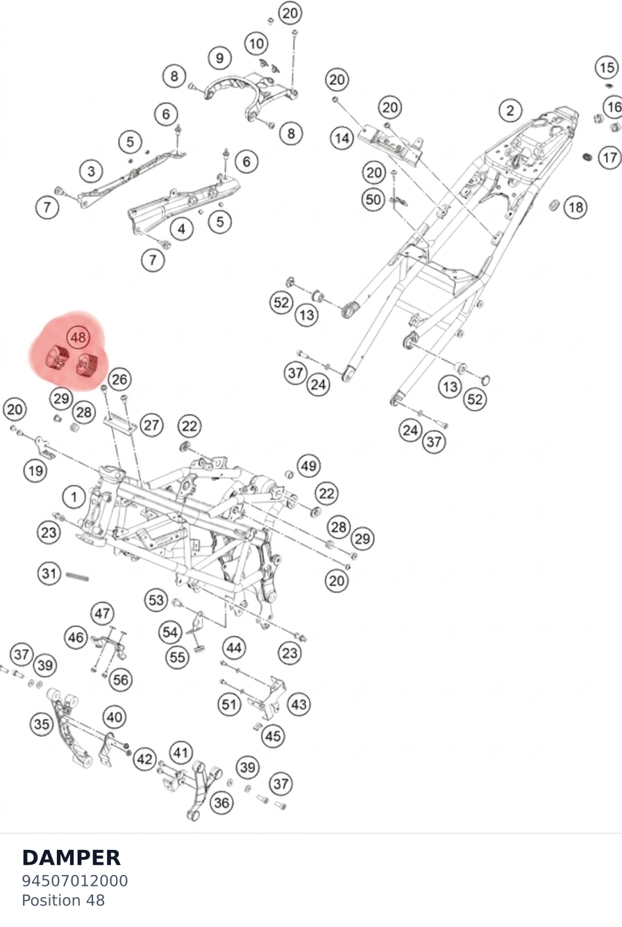 Diagram preview: DAMPER (94507012000)