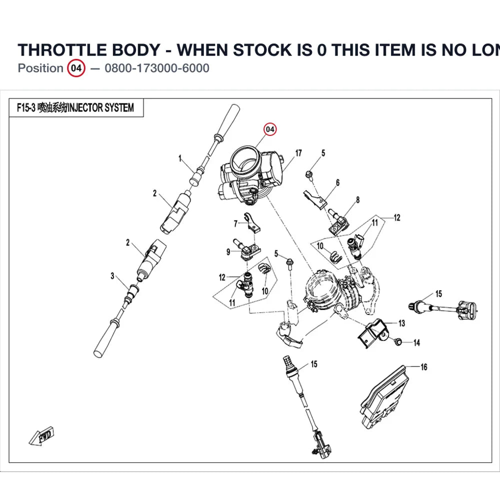 THROTTLE BODY - WHEN STOCK IS 0 THIS ITEM IS NO LONGER AVAILABLE product image