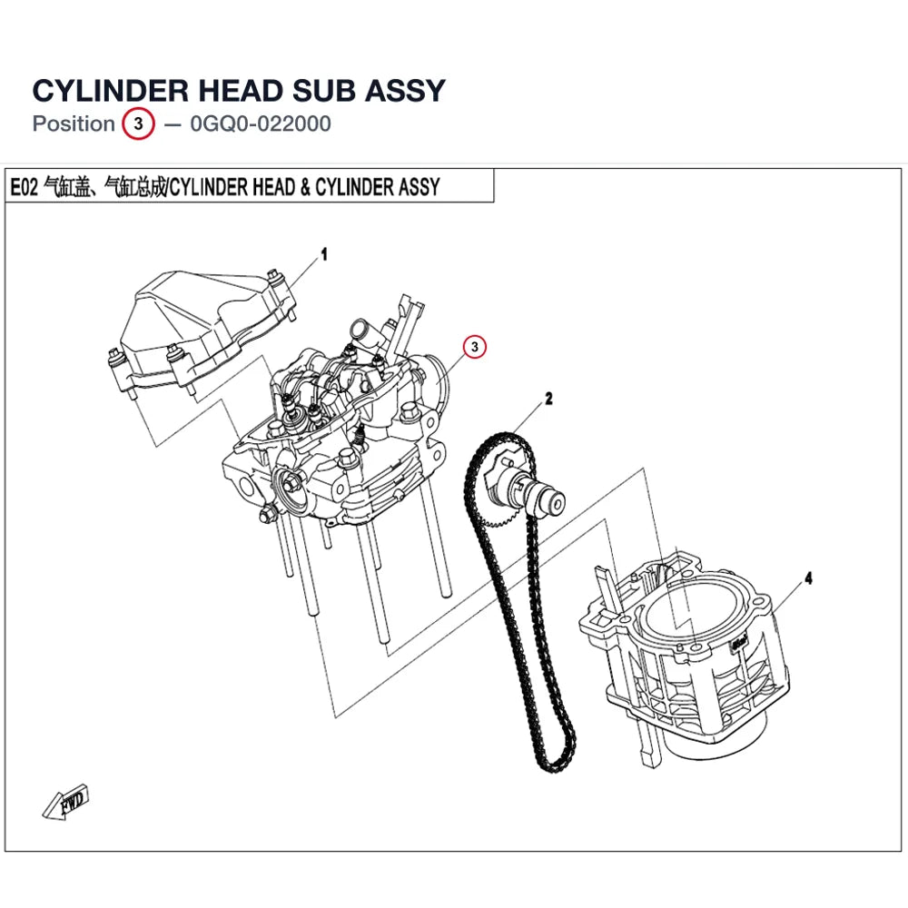 CYLINDER HEAD SUB ASSY product image