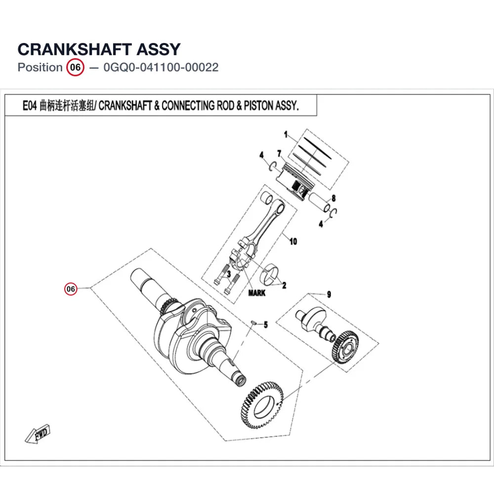 CRANKSHAFT ASSY product image