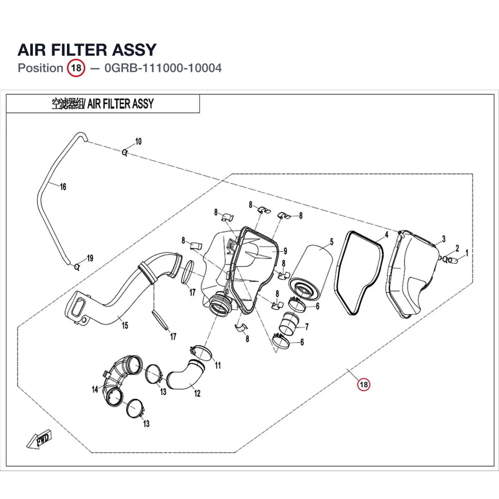 AIR FILTER ASSY product image