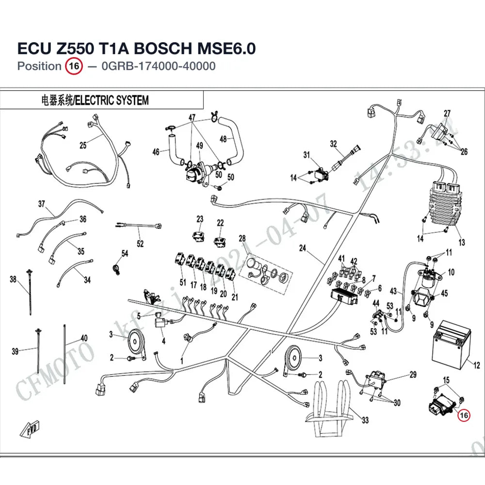 ECU Z550 T1A product image