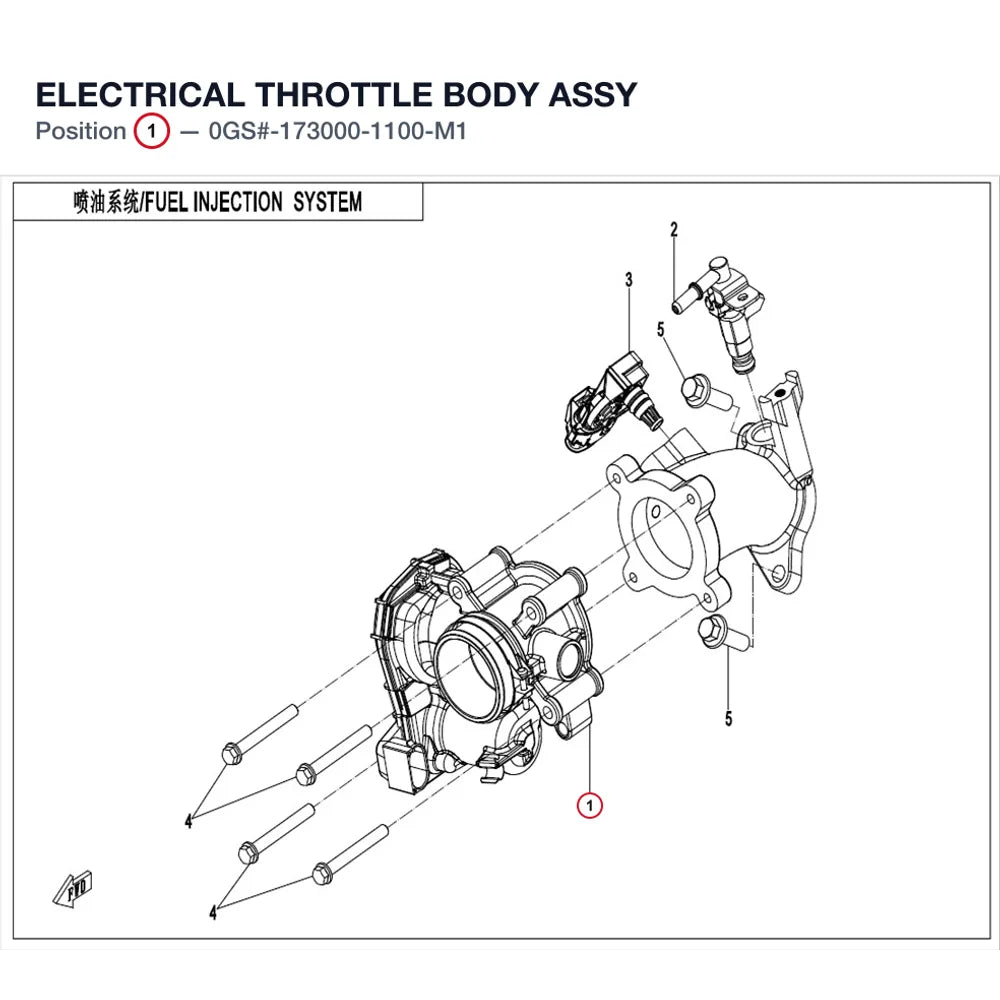 ELECTRICAL THROTTLE BODY ASSY product image