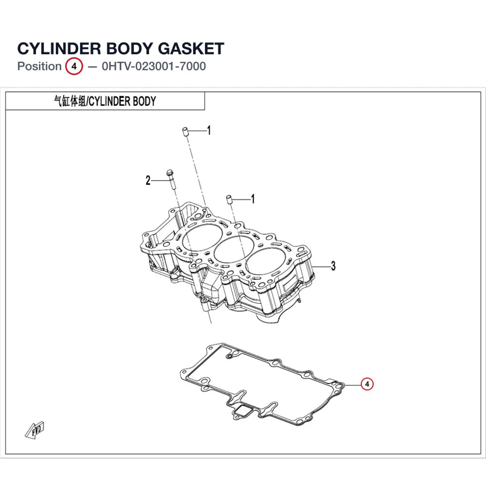 CYLINDER BODY GASKET product image
