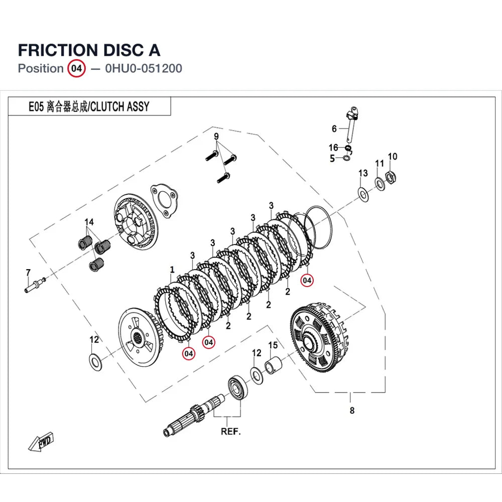 FRICTION DISC A product image
