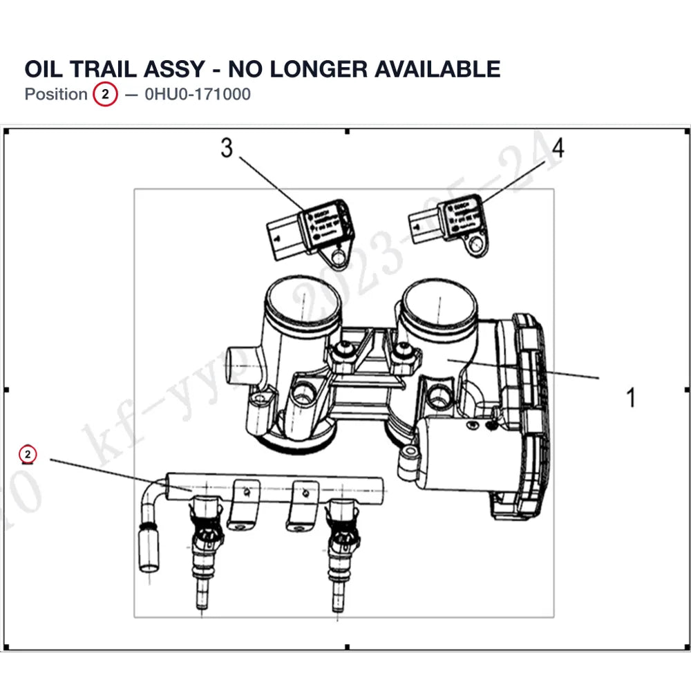 OIL TRAIL ASSY - NO LONGER AVAILABLE product image