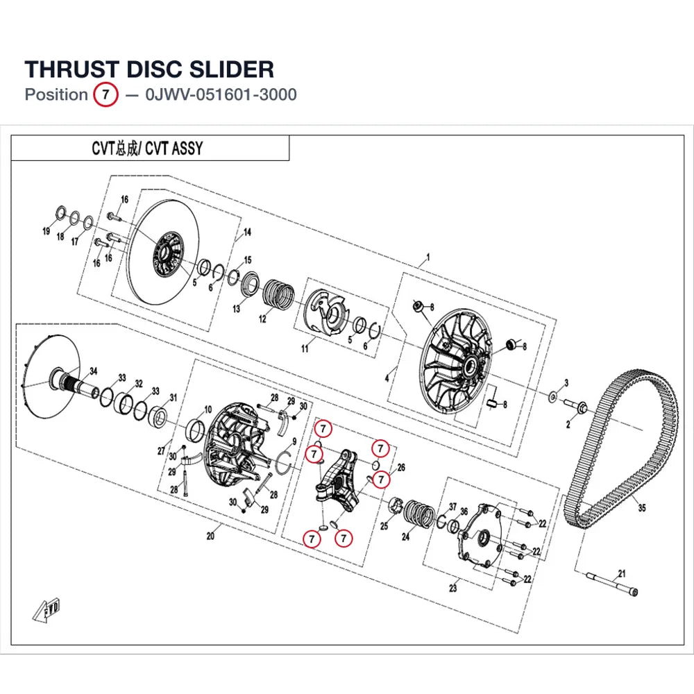 THRUST DISC SLIDER product image