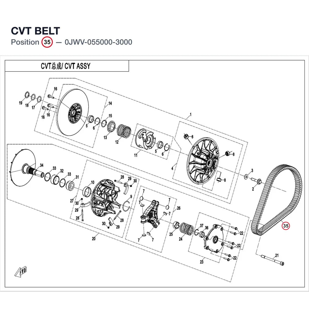 CVT BELT product image