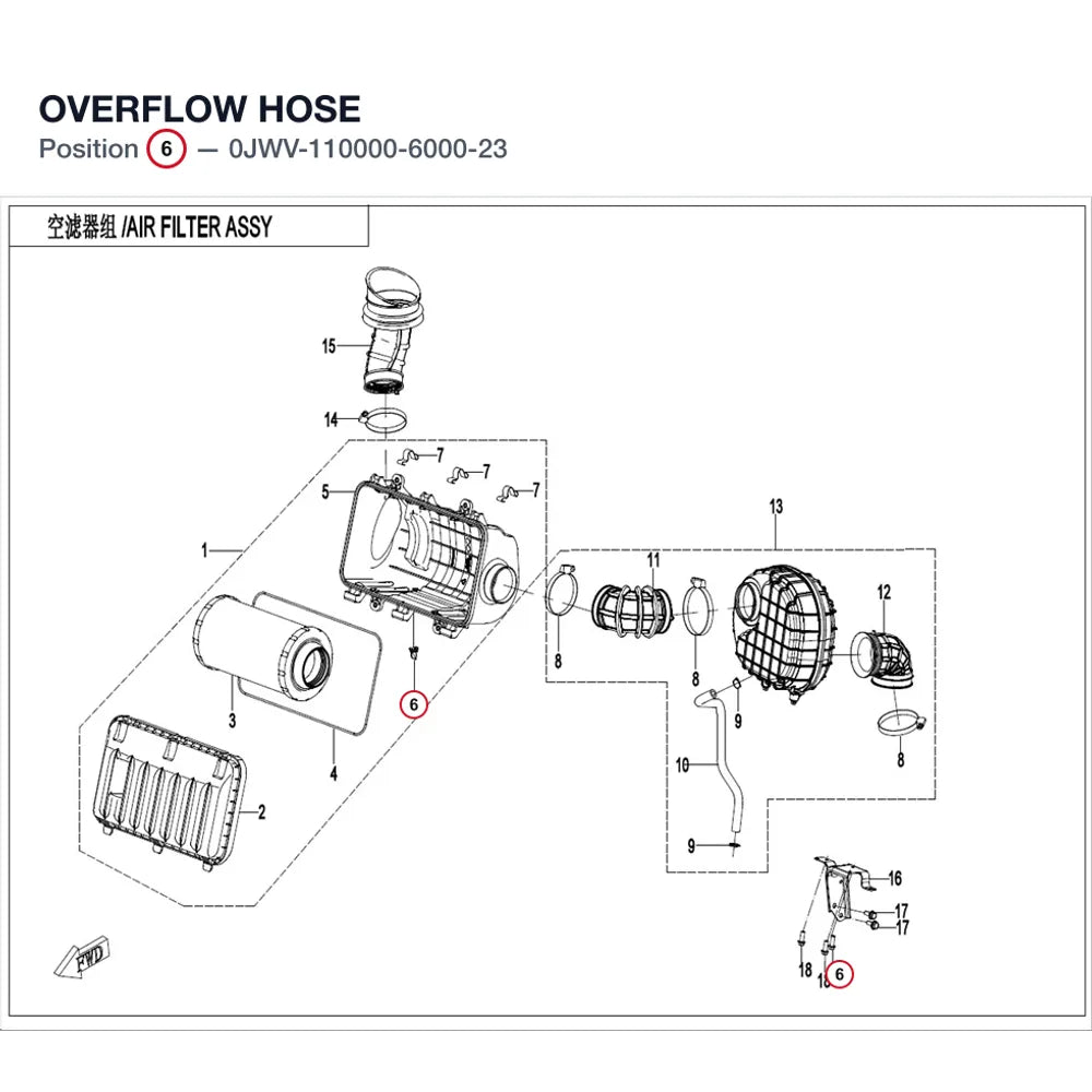 OVERFLOW HOSE product image