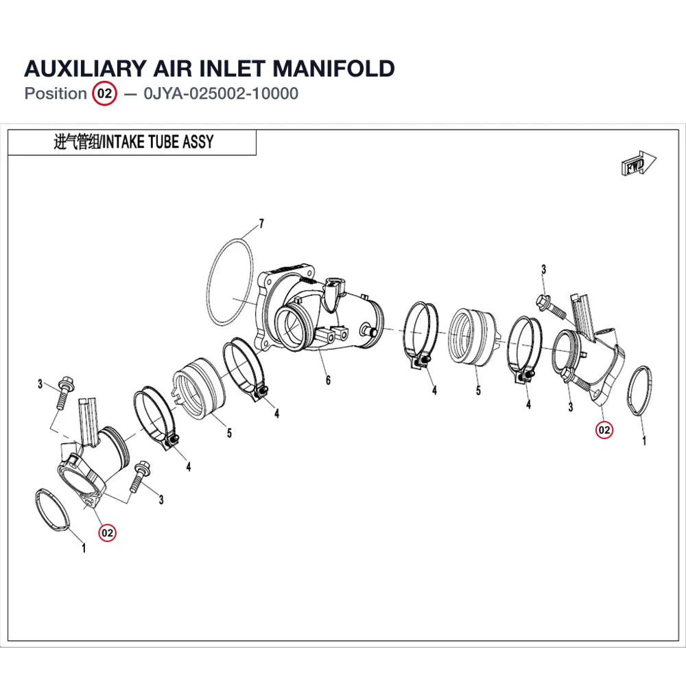 AUXILIARY AIR INLET MANIFOLD product image