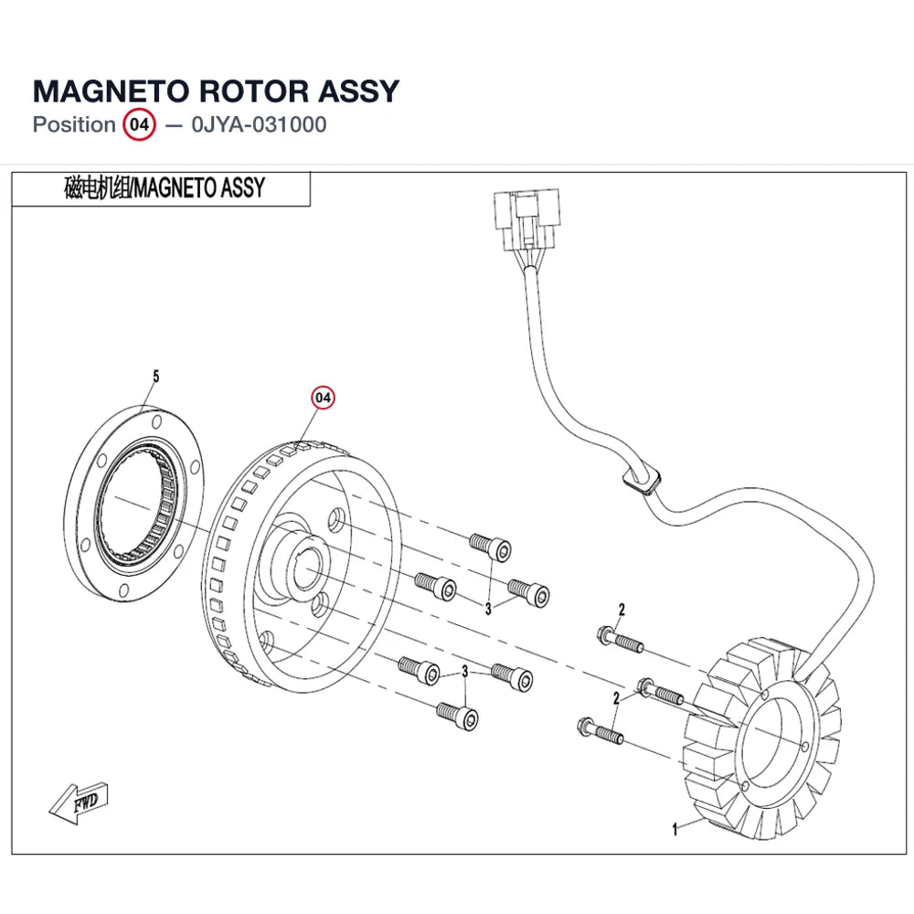 MAGNETO ROTOR ASSY product image