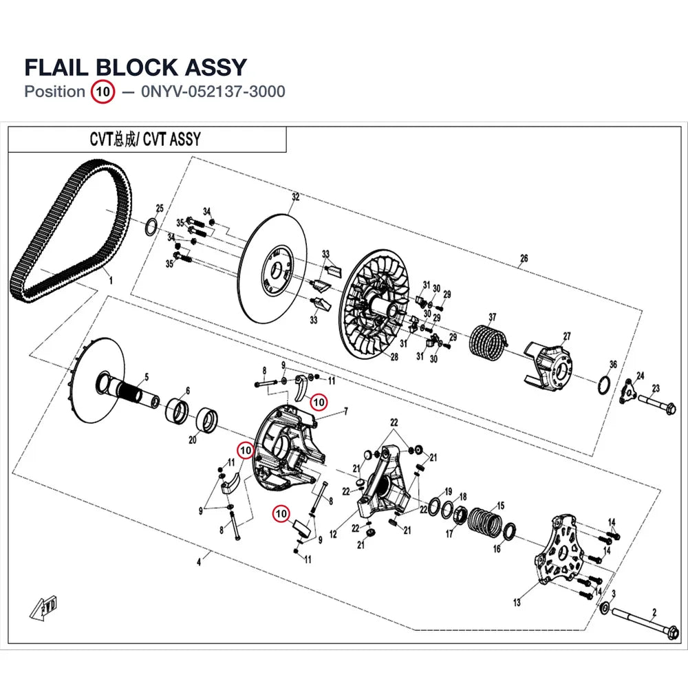 FLAIL BLOCK ASSY product image