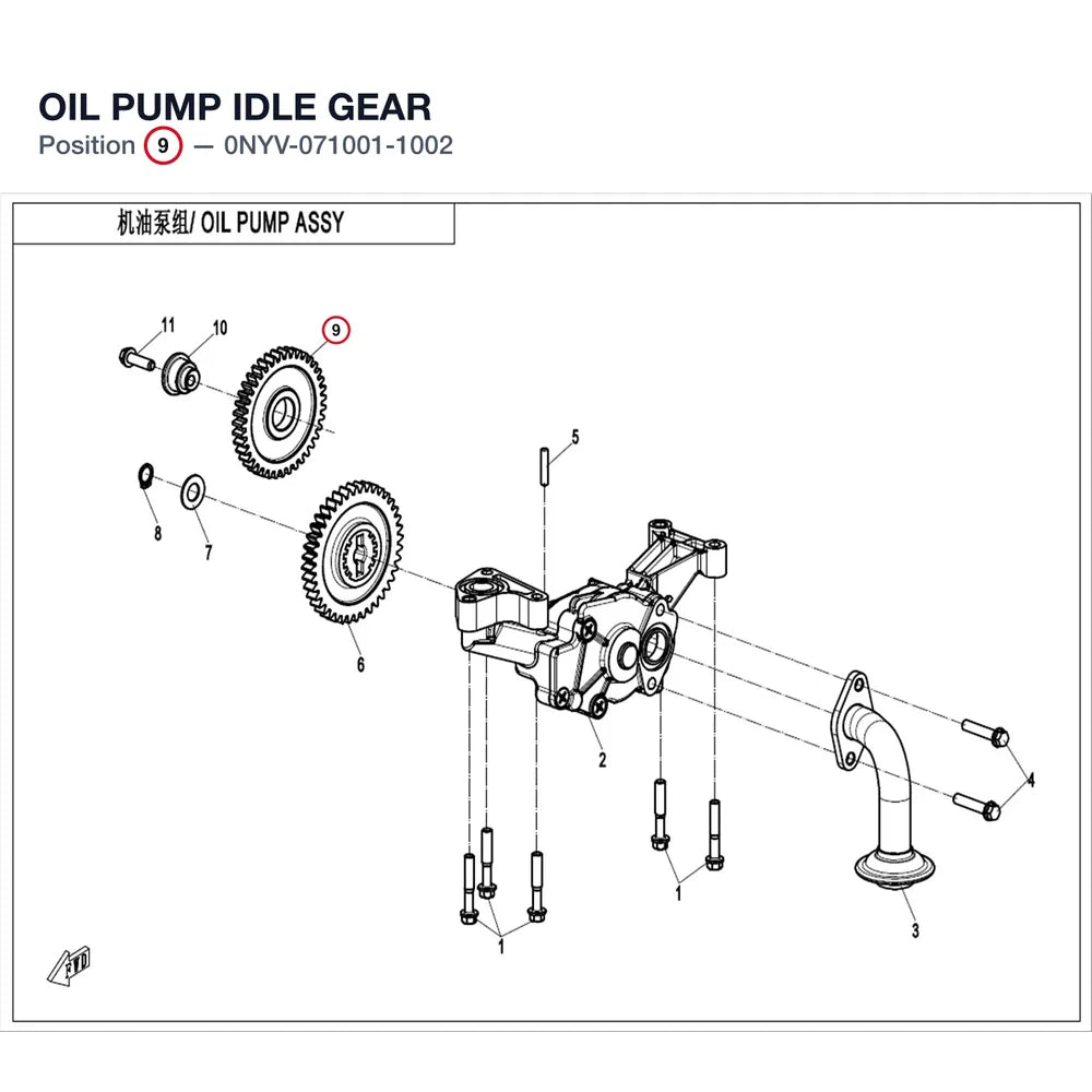 OIL PUMP IDLE GEAR product image