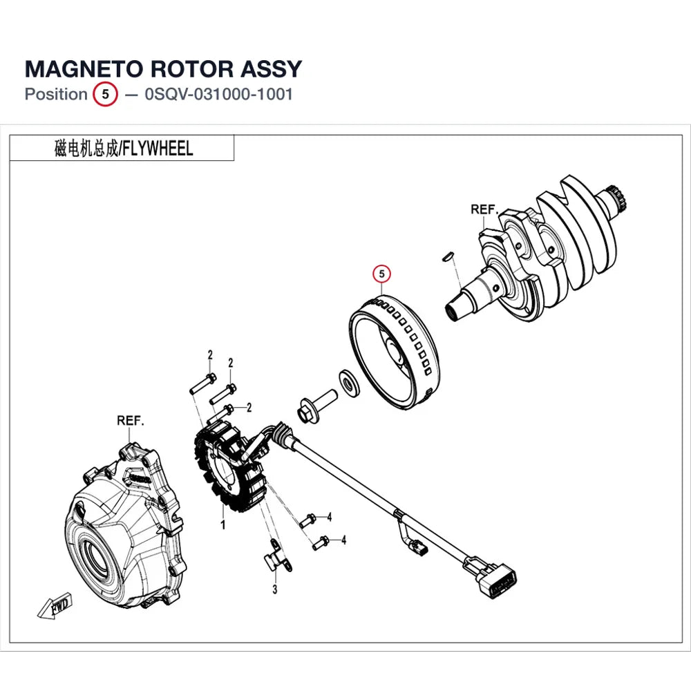 MAGNETO ROTOR ASSY product image