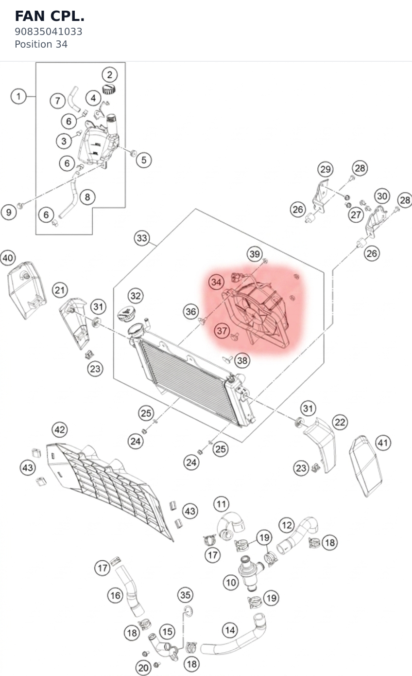 Diagram preview: FAN CPL. (90835041033)